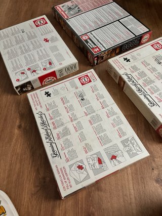 Lote 4 Puzzles Educa 1000 y 2000 piezas