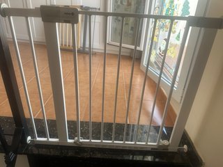 Puerta de seguridad escalera para bebes