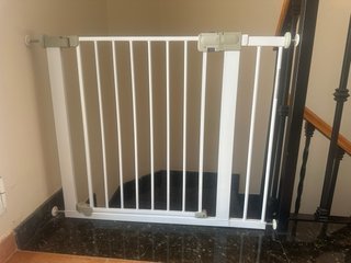 Puerta de seguridad escalera para bebes