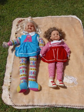 Lote 2 muñecas vintage años 90