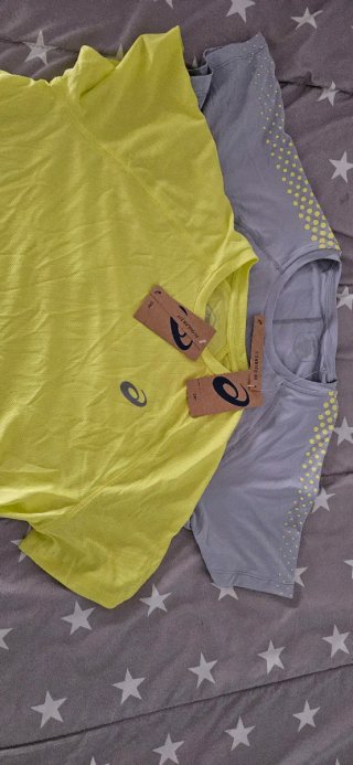 2 Camisetas Asics Talla L