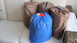 3 Sacos de dormir en rojos y coral