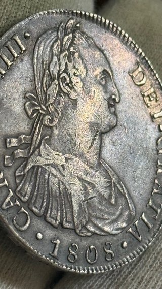 8 Reales Carlos IV 1808 Lima