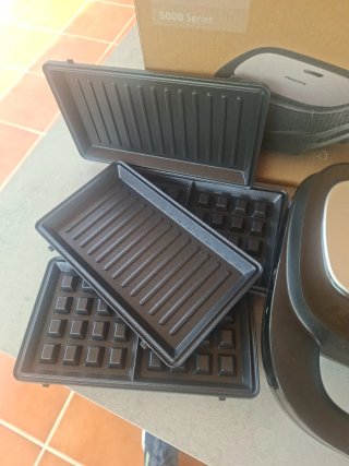 Sándwichera Philips 3 en 1
