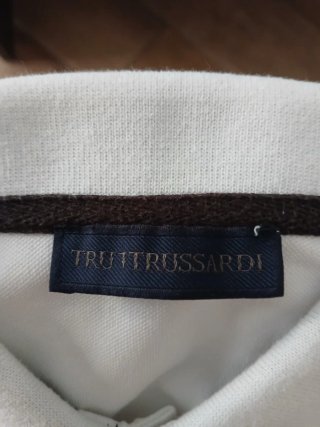 Polo Trussardi Bianco Uomo Taglia M