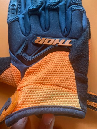 Guantes Moto Thor Niños negro Naranja