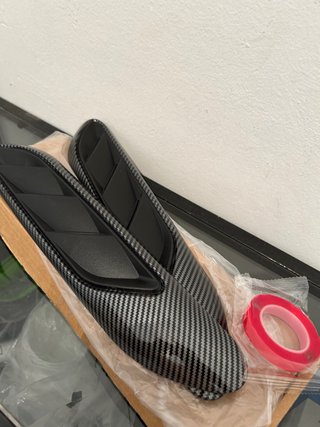 Embellecedores acabado en carbono
