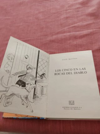 Libro Los cinco en las rocas del diablo
