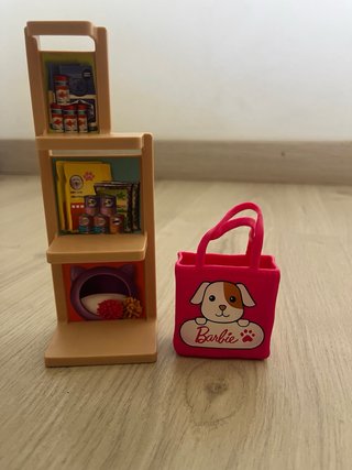 Barbie con accesorios de mascotas