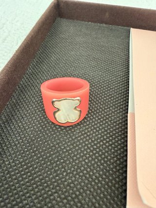 Anillo Tous Oso Nácar Talla 12