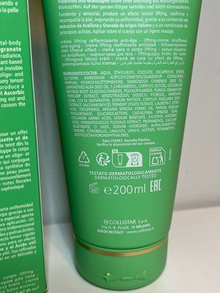 Collistar Crema Lifting Antiedad Verde