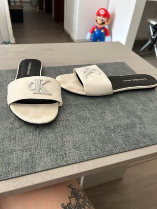 Sandalias Calvin Klein Blancas