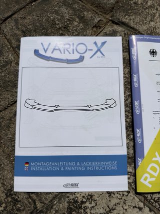 Lip delantero Seat Leon / VW Scirocco RDX vario-x