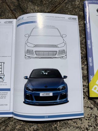 Lip delantero Seat Leon / VW Scirocco RDX vario-x