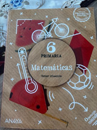 Libros matematicas 3 trimestres 6 primaria