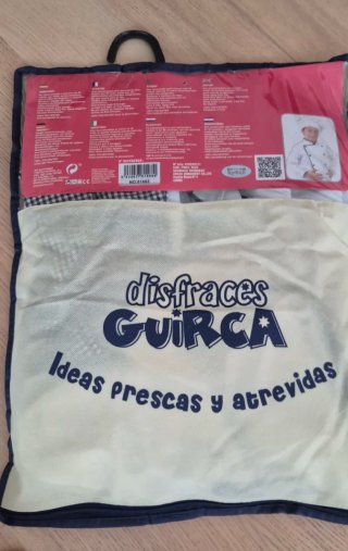 Disfraz Cocinero Niño Tallas 10-12 Años