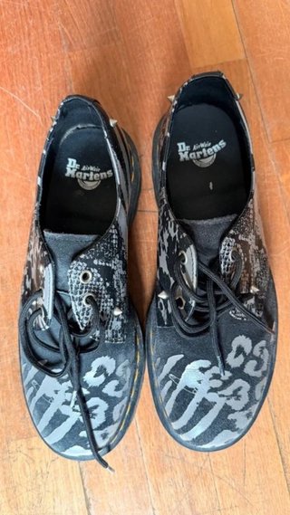 Dr. Martens 1461 Animal Clash Stud Suede Leather P