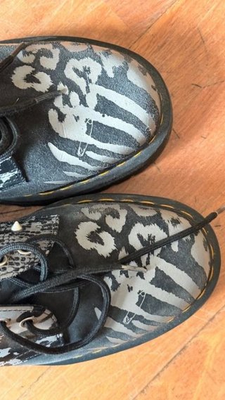 Dr. Martens 1461 Animal Clash Stud Suede Leather P