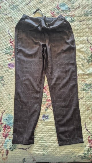 Pantaloni a quadri taglia S