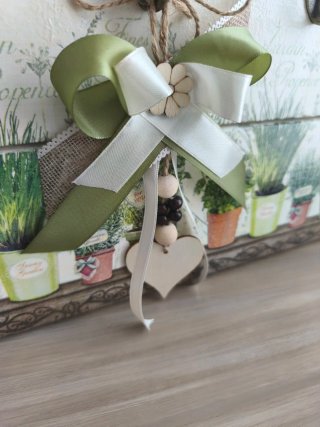 Perchero Vintage Herbs Madera y Metal