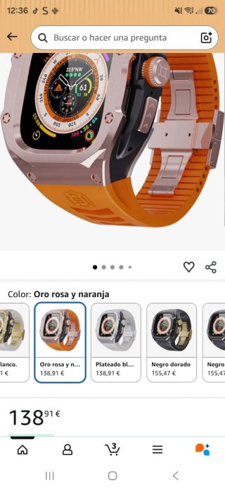 Funda Protectora Reloj Apple Watch 49mm