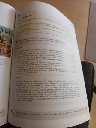 Sentits. Llengua catalana 2 Batxillerat