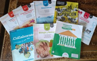 Lote libros 1°ESO colegio Karol Wojtyla