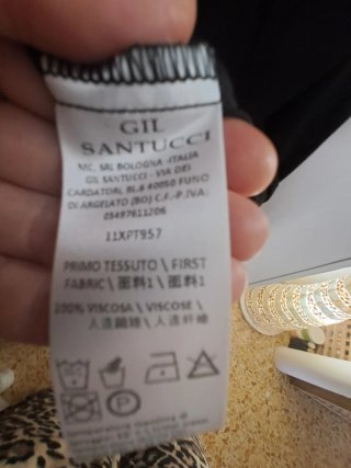 Vestito Gil Santucci 100%viscosa Nero