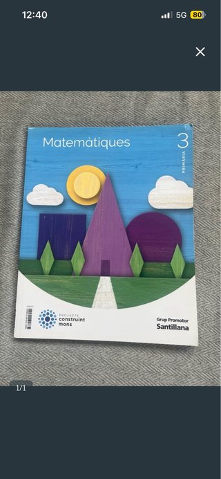 pack dos llibres 3r primaria mates i català