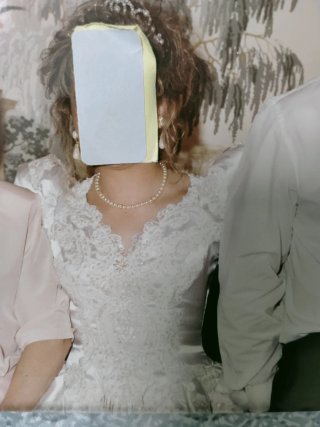 Vestido de Novia Vintage Blanco Pedrería