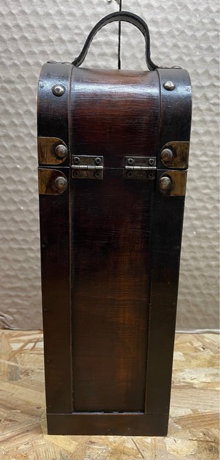 Caja de madera para botella de vino