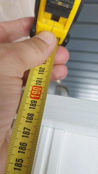 Alacena blanca/gris beta de madera