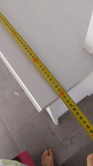 Alacena blanca/gris beta de madera
