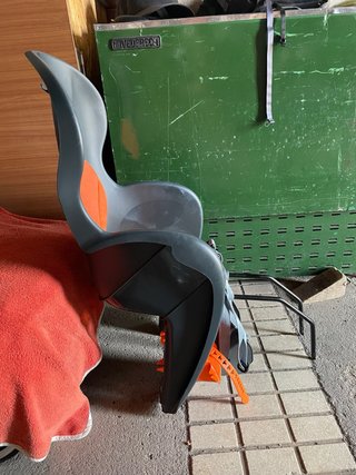 Silla niño bicicleta naranja