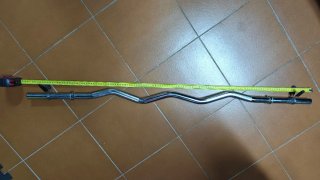 Barra Z bíceps 1,20m