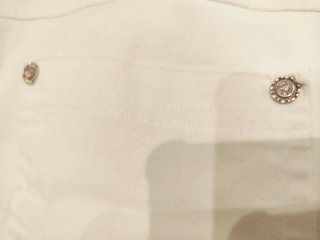 Pantalón corto blanco mujer