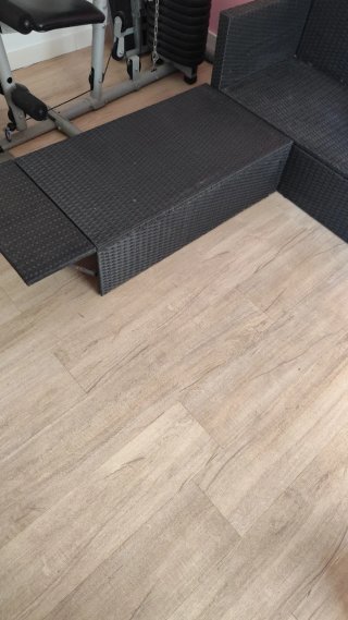 Conjunto sillones ratán exterior blanco