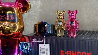 BE@RBRICK x G-Shock GM-110SN-2A & GM-5600SN-1