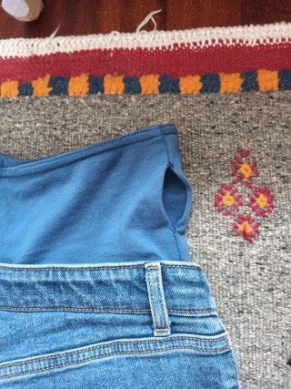 Lote 3 Pantalones Cortos Maternidad Vaqueros
