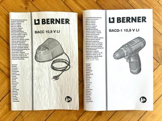 Taladro Atornillador Berner 10,8V LI