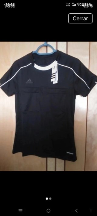 Camiseta Adidas Negra Deportiva