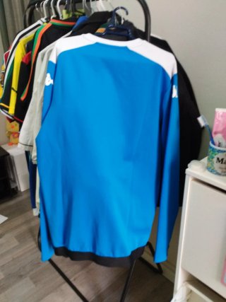 Sudadera Entrenamiento Deportivo Kappa Azul/Blanco