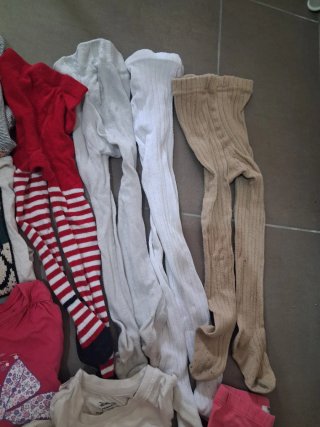 Lote Ropa Niña: Abrigo, Vestido, Mallas