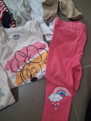 Lote Ropa Niña: Abrigo, Vestido, Mallas