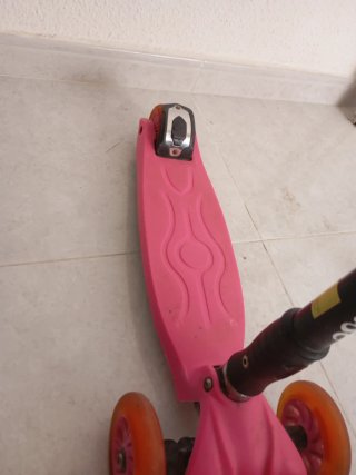 Patin 3 ruedas rosa 3Style