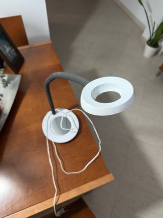 Lámpara Escritorio Moderna Blanca