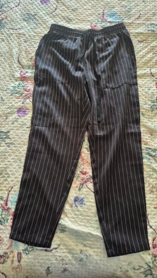 Pantaloni leggeri a righe taglia S