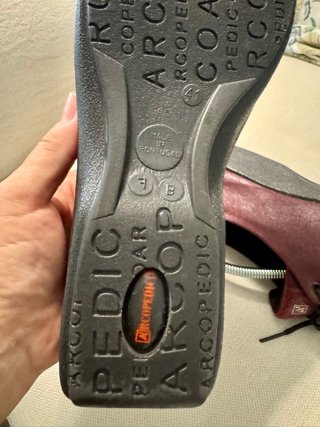 Zapatos cómodos rojos talla 41