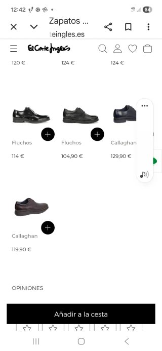 Zapatos Fluchos y Callaghan