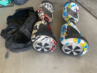 2 Hoverboards con funda y cargador